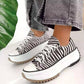 💝Limited Sale 49% OFF🔥🔥Women's lace up platform heeled sneakers