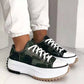 💝Limited Sale 49% OFF🔥🔥Women's lace up platform heeled sneakers