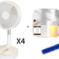 🌬️❄️Portable Multifunctional Telescopic Floor Fan - Stay Cool Anywhere✨