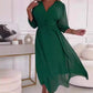 🎉2025 HOT SALE 49% off🎉 Women's V-neck Lightweight Chiffon Dress