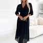 🎉2025 HOT SALE 49% off🎉 Women's V-neck Lightweight Chiffon Dress