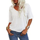 💖✨This Week's Special Price ￡15.99🌸Women's Solid Color V-Neck T-shirt