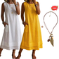 👗☀️Women's Summer Sleeveless Tiered Dress - Effortless & Breezy Style🔥