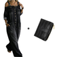 ⏳🔥LIMITED-TIME 50% OFF! 👗 Loose Fit Wide-Leg Overall Jumpsuit with Pockets – Effortless Comfort & Style ✨