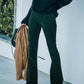 ✨High Waist Slim Micro Corduroy Elastic Waist Lounge Pants