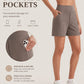 50% OFF🏃‍♀️Women’s High-Waist Athletic Shorts – Running & Yoga Summer Shorts with Pockets