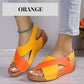 🔥Last Day Promotion 45% OFF - Women's Ultra Comfortable Slope Heel Orthopaedic Sandals