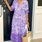 💝Hot Sale💝👗V-neck Cozy Bohemian Latest Style Dress✨
