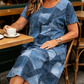 ⏳Time-limited Special⏰Women's Casual Patchwork Pattern Dress