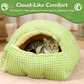 🔥Cat Beds for Indoor Cats,Cat Cave Bed Cat Tent with Removable Cushion, Warm Cave Nest Sleeping Bed Puppy House for Cats Small Dogs