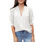 💥Women's Elegant V-Neck Puff Sleeve Blouse
