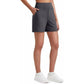 50% OFF🏃‍♀️Women’s High-Waist Athletic Shorts – Running & Yoga Summer Shorts with Pockets