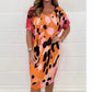 💥 Half price for the last 1 day for a limited time🔥 Leopard print loose crewneck dress|slim and comfortable
