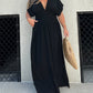 🔥50% OFF💗New Slit v-neck effortless maxi long dress