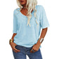 💖✨This Week's Special Price ￡15.99🌸Women's Solid Color V-Neck T-shirt