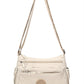 👜 Women Solid Color Crossbody Bag ✨ Multi-Pocket Zipper Fashion Daily Bag
