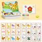 Magnetic Puzzles Face Dress Up Travel Game Double Side Preschool Educational Learning Toy for Kids