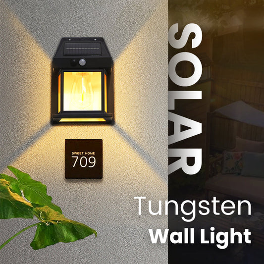 🔥2024 HOT SALE 49% OFF🔥Motion Sensor Solar Tungsten Wall Light