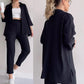 Fashion Casual Summer Shirt & Pants 2-piece Set for Women