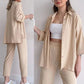 Fashion Casual Summer Shirt & Pants 2-piece Set for Women