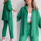 Fashion Casual Summer Shirt & Pants 2-piece Set for Women
