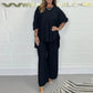 Hot sale 50 % OFF💝Women's Long Sleeve High Waisted Wide Leg Pants Suit