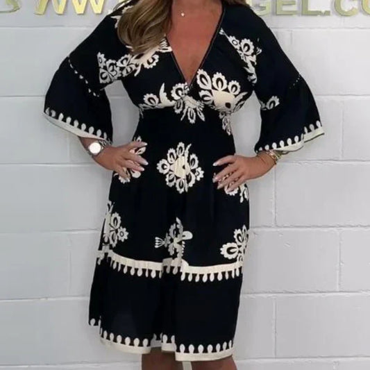 ⏰Limited Sale 50% OFF🔥👗Women's printed dress