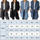 🎉Women’s Faux Denim Comfortable Lapel Coat Shirt