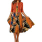 Elegant Women’s Two-Piece Set – Lightweight Cropped Cardigan & Sleeveless Dress