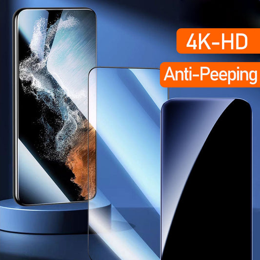 🎁4K HD/Anti-Peeping Tempered Glass Screen Protector with Auto Dust-elimination Installation for Samsung