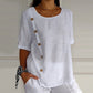 Women's Crew Neck Side Button Blouse💖