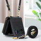 Leather case with card holder and zip for Samsung Galaxy Z Flip3/4/5/6