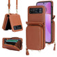 Leather case with card holder and zip for Samsung Galaxy Z Flip3/4/5/6