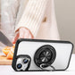 Magnetic Shockproof Phone Case With 360° Rotatable Ring Holder Stand