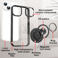 Magnetic Shockproof Phone Case With 360° Rotatable Ring Holder Stand