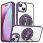 Magnetic Shockproof Phone Case With 360° Rotatable Ring Holder Stand