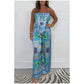 🔥New Arrival- 49% OFF💝Women's Exotic Spaghetti Strap Printed Top & Loose Pants 2-Piece Set