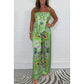 🔥New Arrival- 49% OFF💝Women's Exotic Spaghetti Strap Printed Top & Loose Pants 2-Piece Set