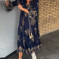 🔥Hot Sale 49% OFF🔥Loose-Fitting Vintage V-neck Dress