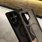Magnetic Bracket Skin-feel Phone Case For Samsung S24/S23 Series