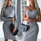 🌷💝Last Day Sale 49%OFF - 👗Knit Pullover Sweater and Cami Dress Set