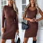 🌷💝Last Day Sale 49%OFF - 👗Knit Pullover Sweater and Cami Dress Set