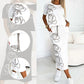 Women's casual two-piece floral T-shirt and mid-length skirt set ❤️‍🔥Hot Sale 49% OFF🔥