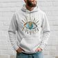 Men's Casual Long Sleeve Evil Eye Hooded Sweatshirt