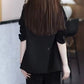 Women's Trendy Solid Color Two-Piece Outfits Blazer & Pants