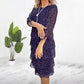 🎄Women's Casual Printed Tiered Layered Swing Dress