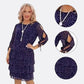 🎄Women's Casual Printed Tiered Layered Swing Dress