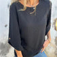 💥Hot Sales-49% OFF🔥Women's Casual Round Neck Jacquard Top