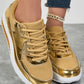 ✨ Modern Women's Platform Sneakers for Shining Casual Style