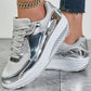 ✨ Modern Women's Platform Sneakers for Shining Casual Style